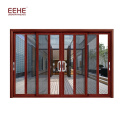 Aluminum Sliding Door with Glass Grill design for Entrance